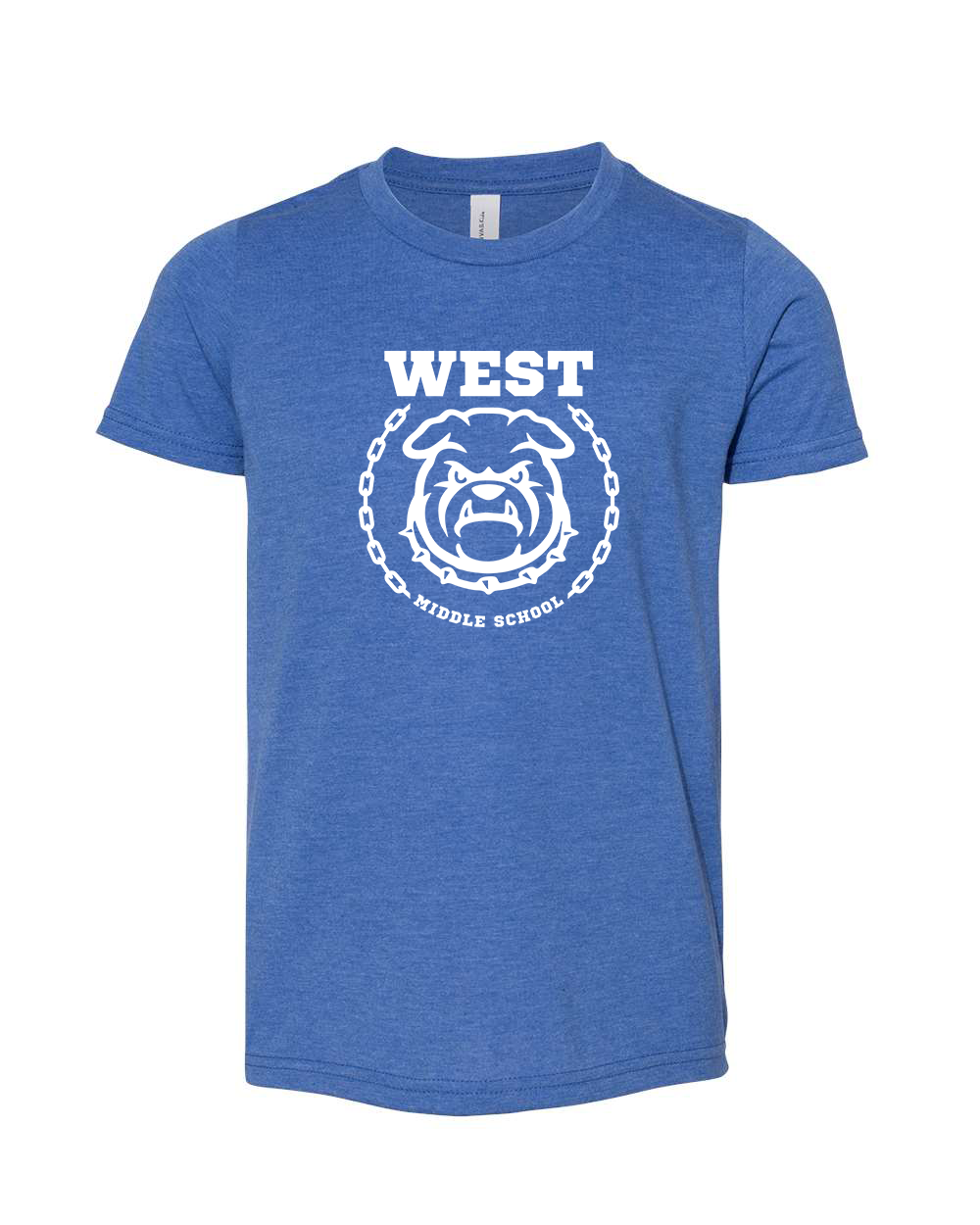 West Emblem Youth T-Shirt Bella +Canvas 3001YCVC