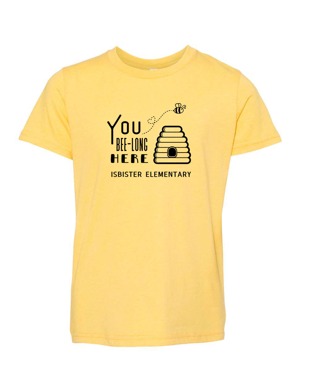 Isbister Bee-Long Here Adult T-Shirt Bella+Canvas 3001CVC