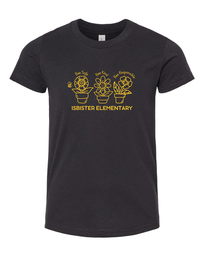 Isbister Motto 2025 Youth T-Shirt Bella +Canvas 3001YCVC