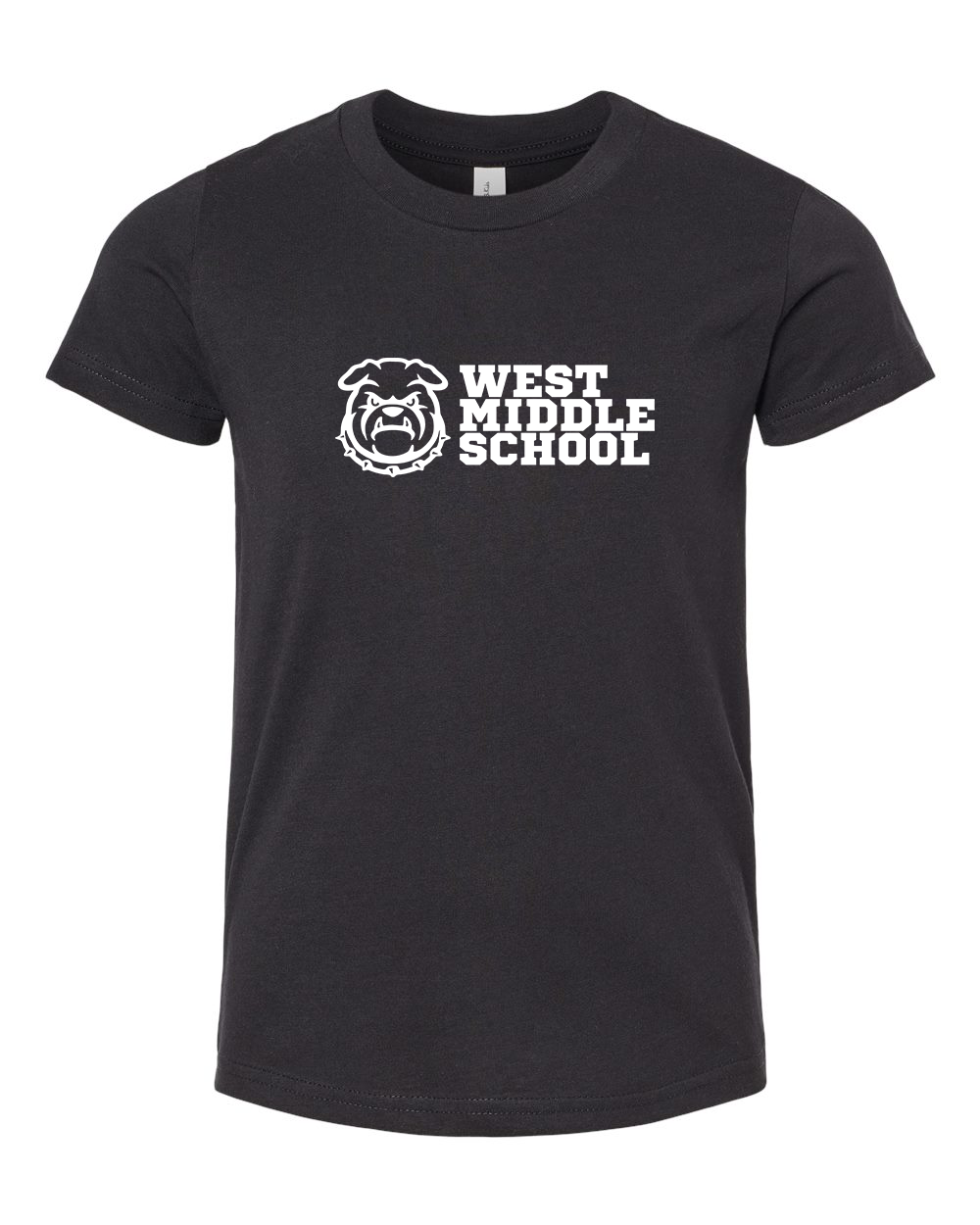 West Bulldog Youth T-Shirt Bella +Canvas 3001YCVC