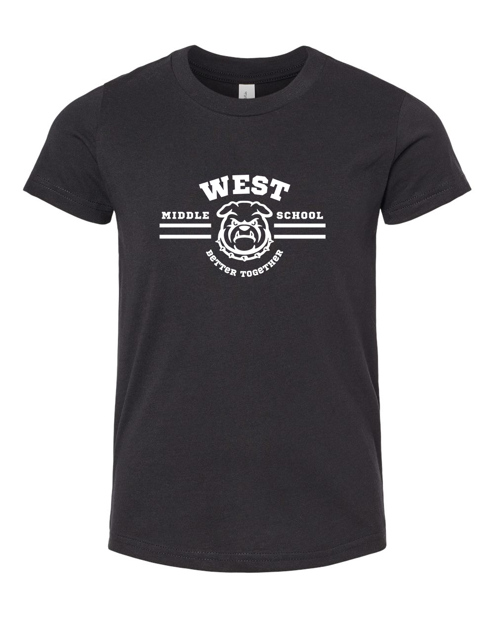 West Motto Youth T-Shirt Bella +Canvas 3001YCVC