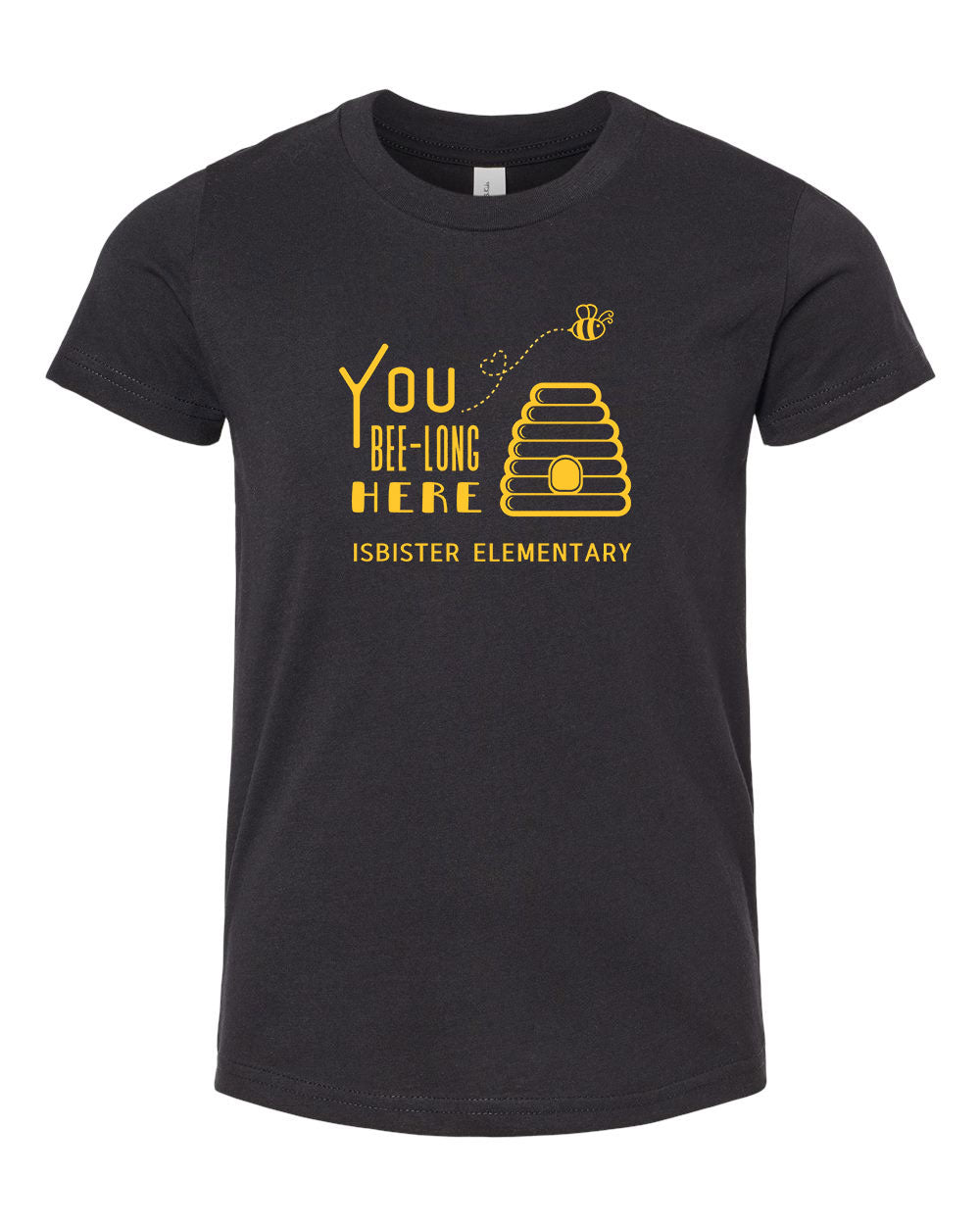 Isbister Bee-Long Here Youth T-Shirt Bella +Canvas 3001YCVC