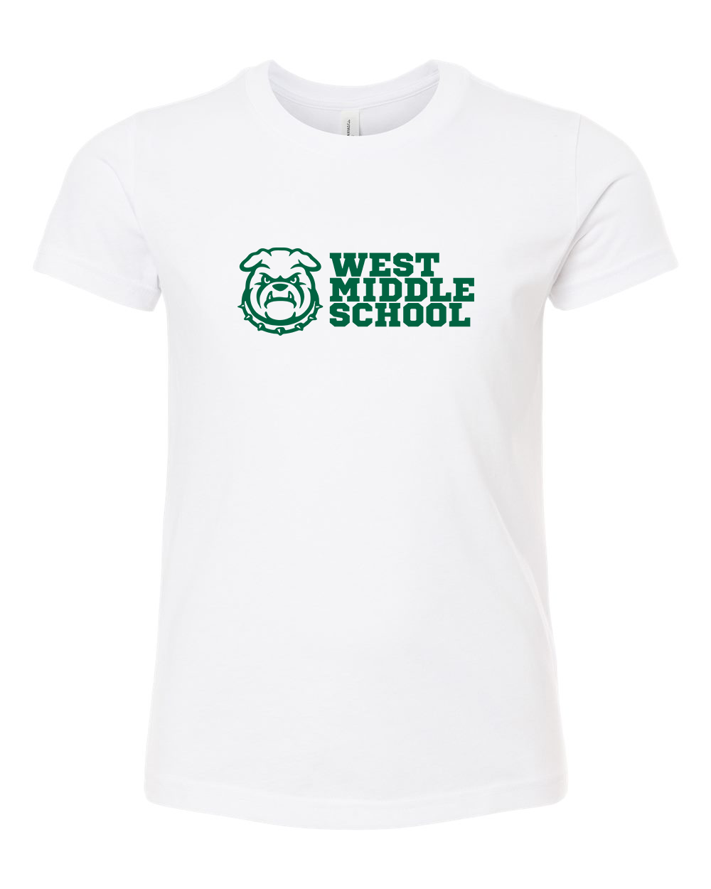 West Bulldog Youth T-Shirt Bella +Canvas 3001YCVC