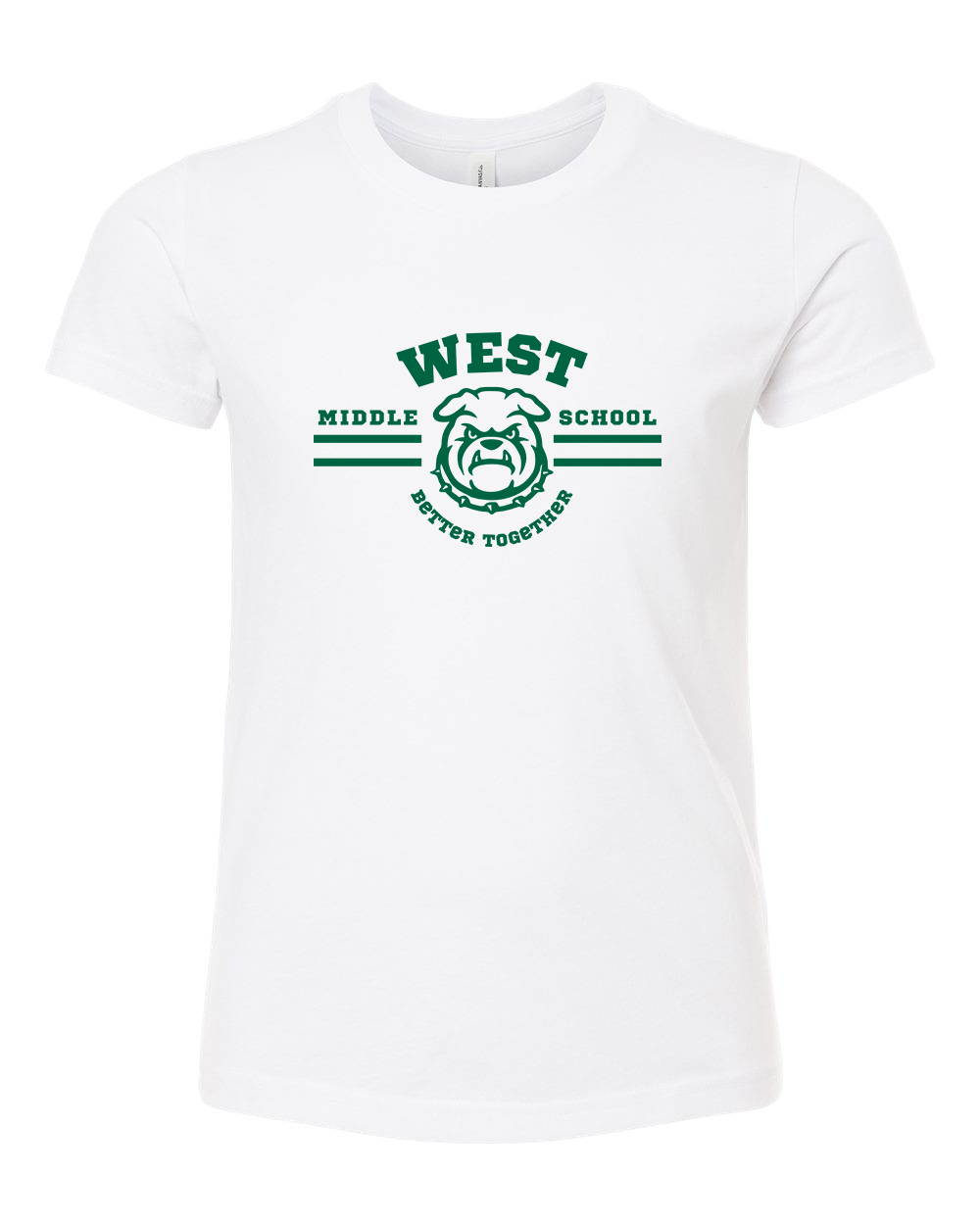 West Motto Youth T-Shirt Bella +Canvas 3001YCVC
