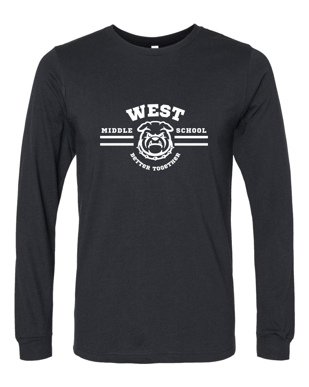 West Motto Adult Long Sleeve Bella+Canvas 3501CVC
