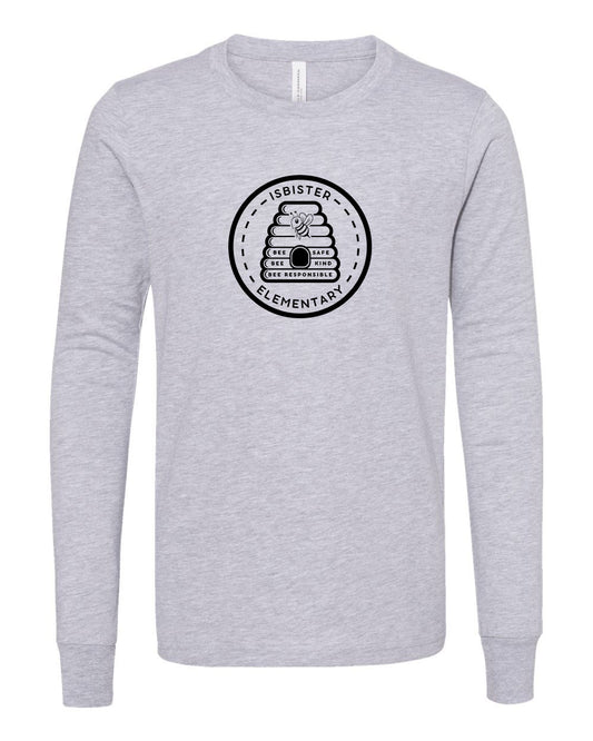 Isbister Motto 2024 Youth Long Sleeve Bella+Canvas 3501YCVC