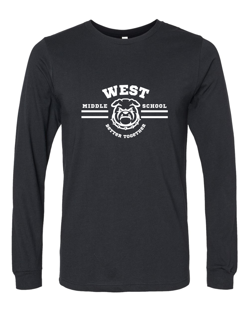 West Motto Youth Long Sleeve Bella+Canvas 3501YCVC
