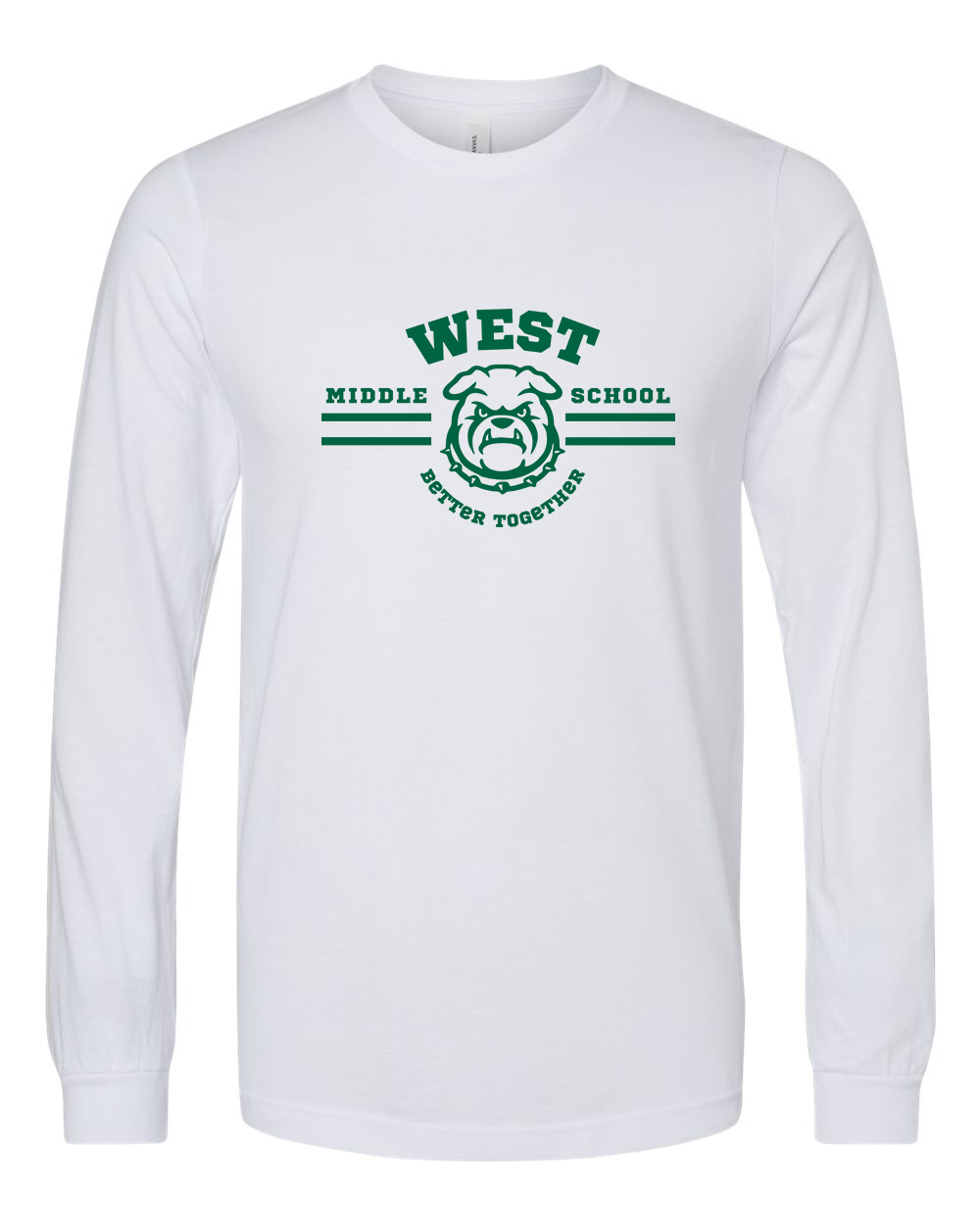 West Motto Youth Long Sleeve Bella+Canvas 3501YCVC