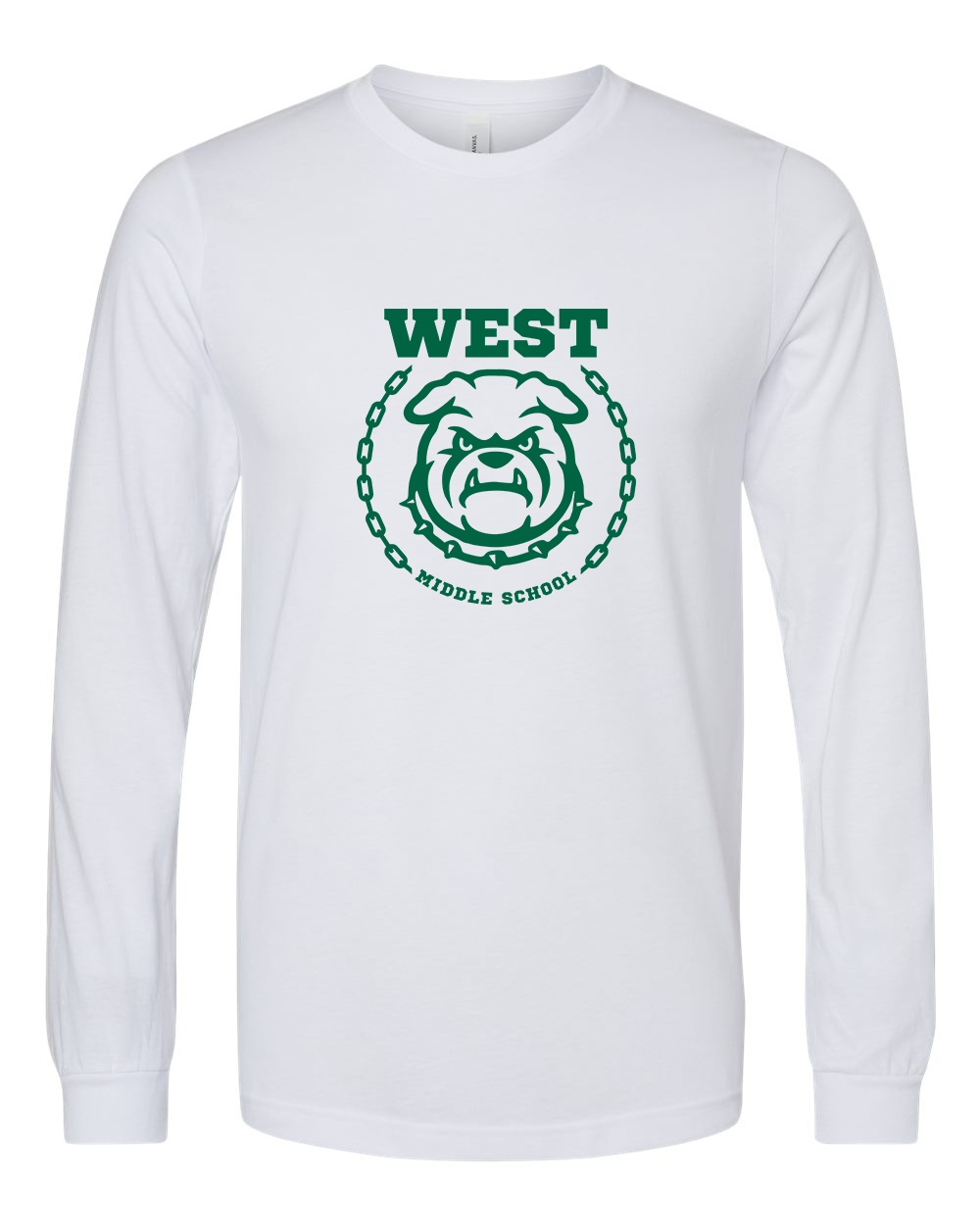 West Emblem Youth Long Sleeve Bella+Canvas 3501YCVC