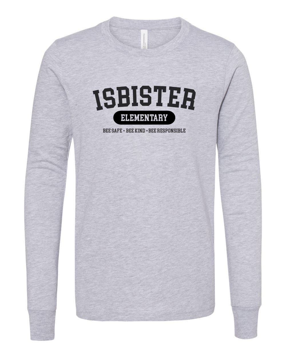 Isbister Motto Youth Long Sleeve Bella+Canvas 3501YCVC