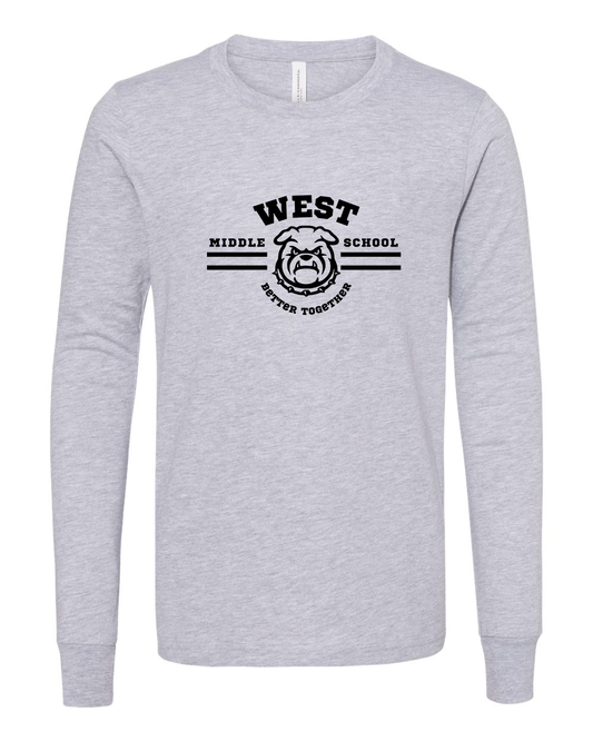 West Motto Youth Long Sleeve Bella+Canvas 3501YCVC