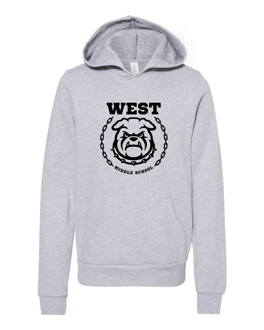 West Emblem Youth Hoodie Bella+Canvas 3719Y