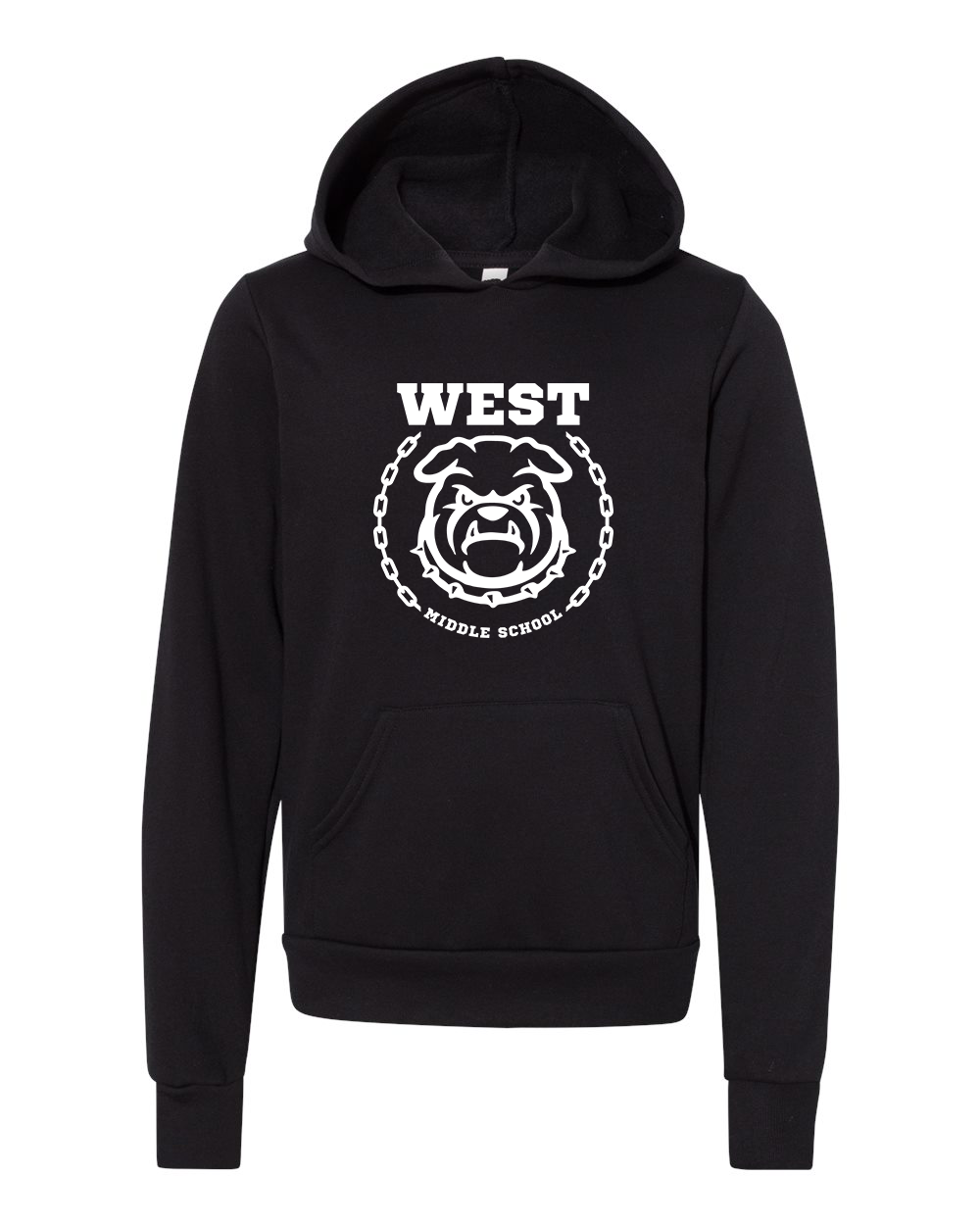 West Emblem Youth Hoodie Bella+Canvas 3719Y