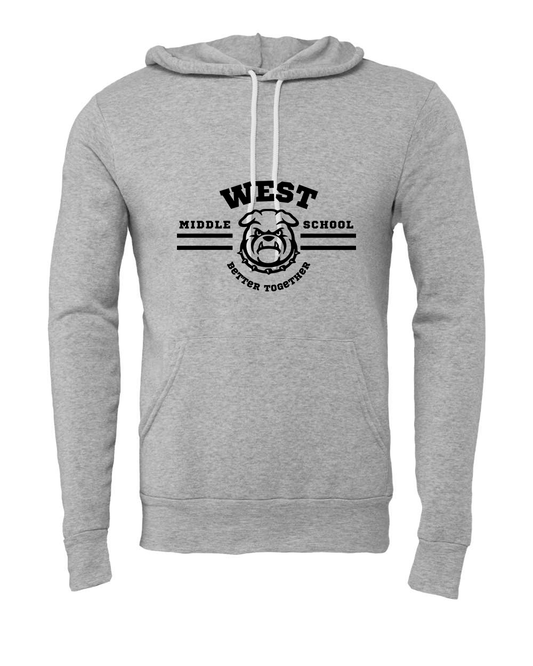 West Motto Adult Hoodie Bella+Canvas 3719