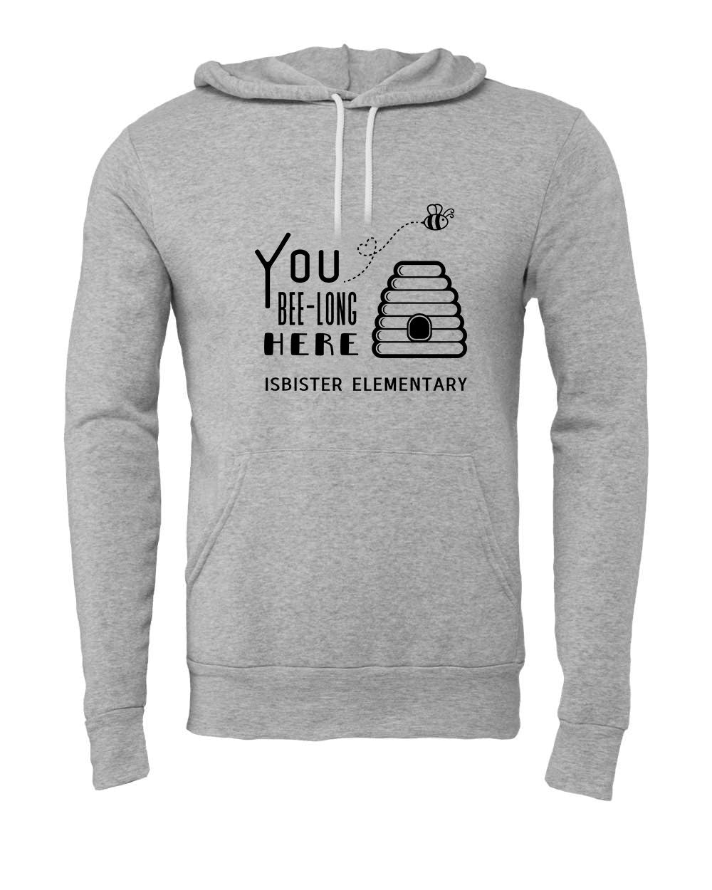Isbister Bee-Long Here Adult Hoodie Bella+Canvas 3719