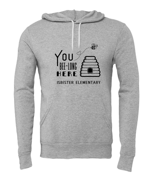 Isbister Bee-Long Here Adult Hoodie Bella+Canvas 3719