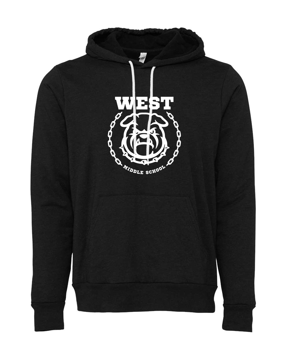 West Emblem Adult Hoodie Bella+Canvas 3719