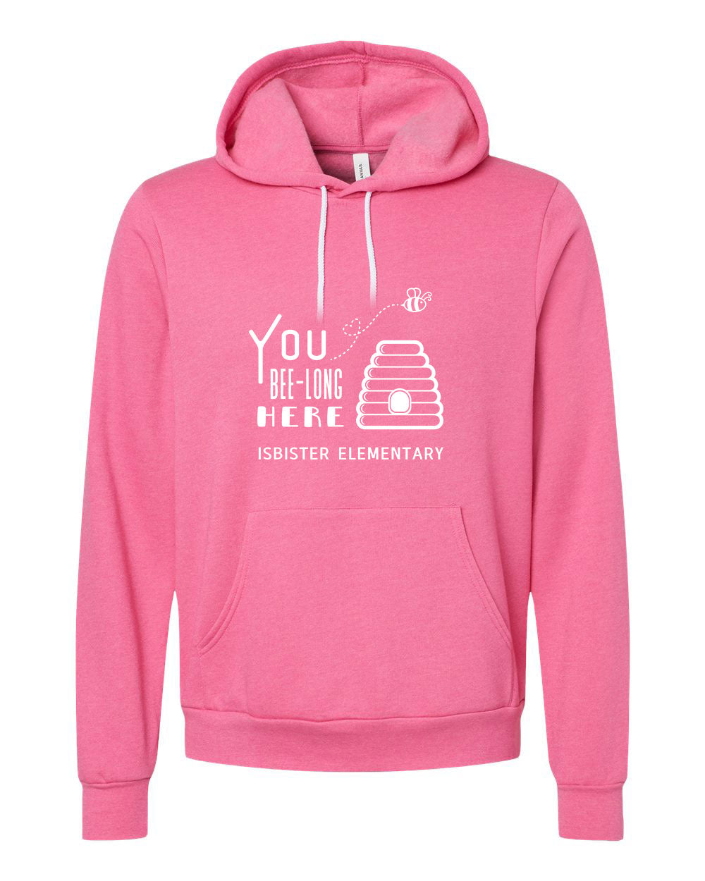 Isbister Bee-Long Here Adult Hoodie Bella+Canvas 3719