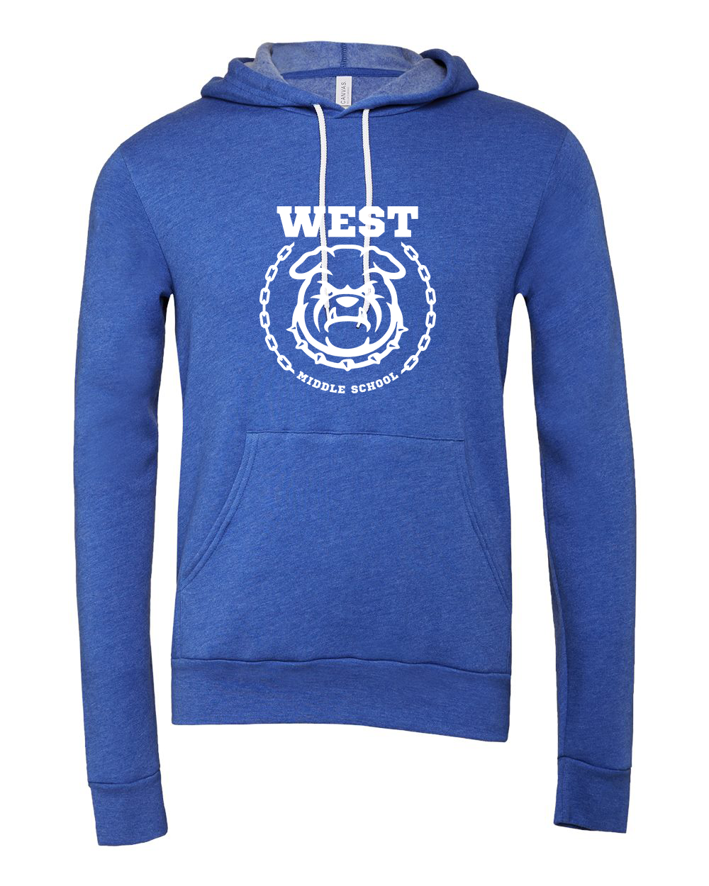 West Emblem Adult Hoodie Bella+Canvas 3719