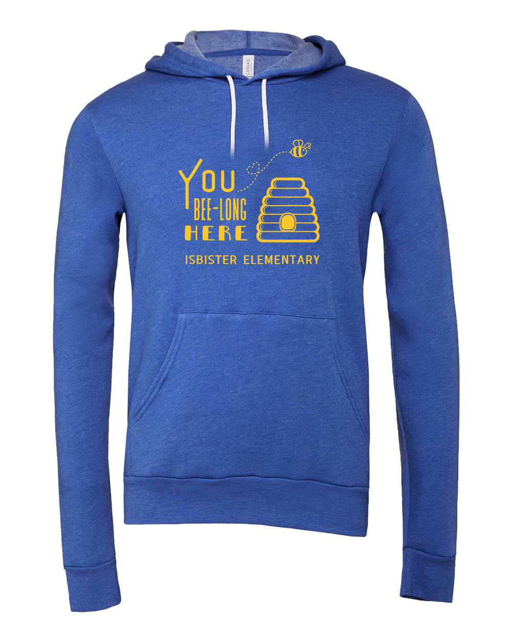 Isbister Bee-Long Here Adult Hoodie Bella+Canvas 3719