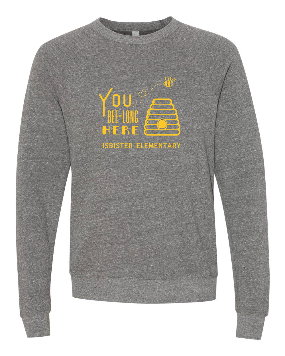 Isbister Bee-Long Here Adult Crewneck Bella+Canvas 3901