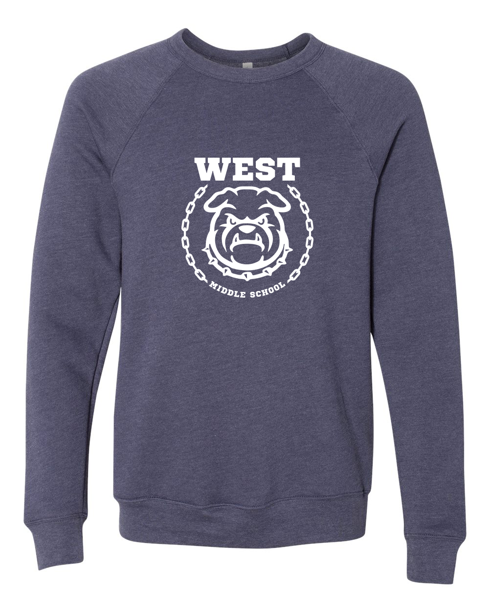 West Emblem Adult Crewneck Bella+Canvas 3901