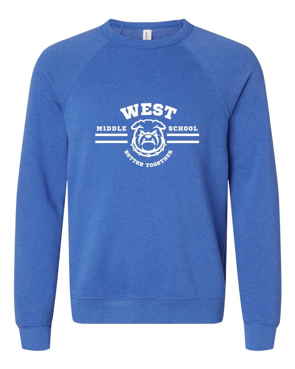 West Motto Adult Crewneck Bella+Canvas 3901