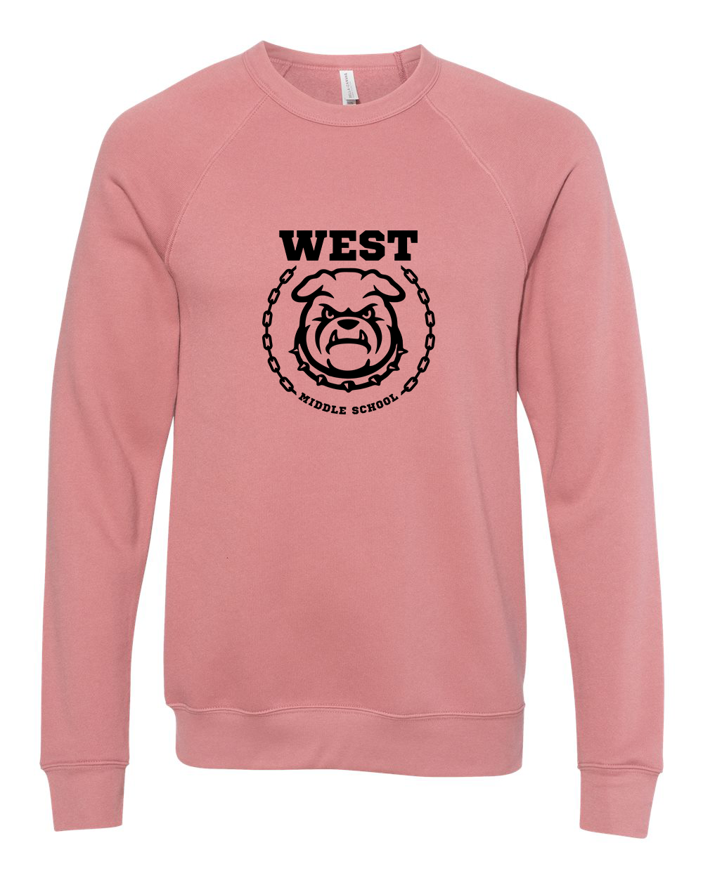 West Emblem Adult Crewneck Bella+Canvas 3901