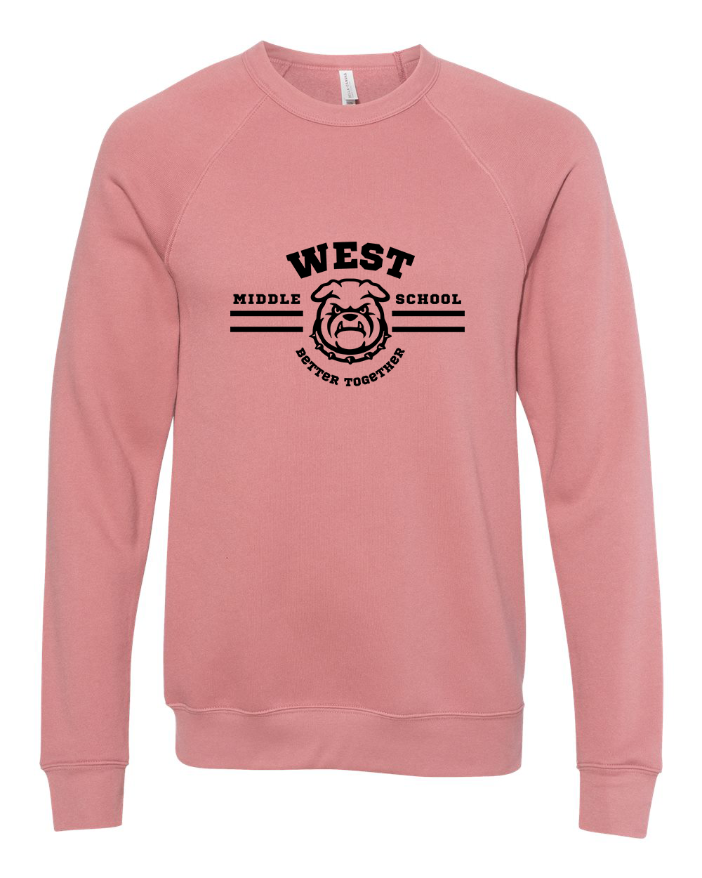 West Motto Adult Crewneck Bella+Canvas 3901