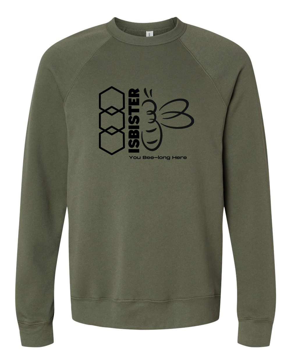 Isbister Bee-Long Here 2025 Adult Crewneck Bella+Canvas 3901