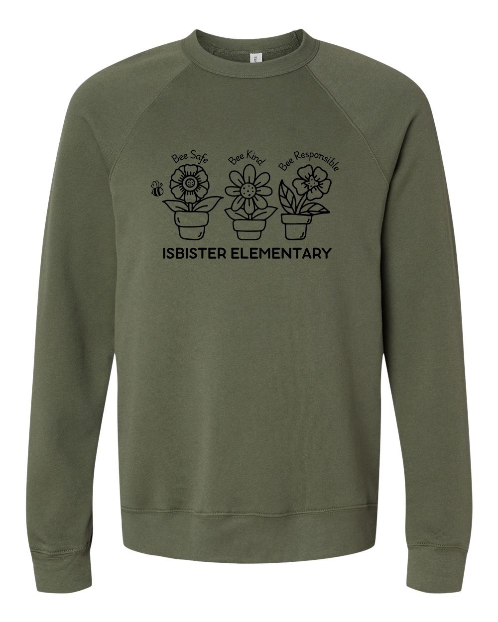 Isbister Motto 2025 Adult Crewneck Bella+Canvas 3901