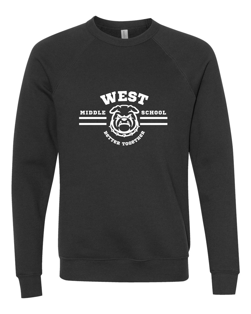 West Motto Adult Crewneck Bella+Canvas 3901
