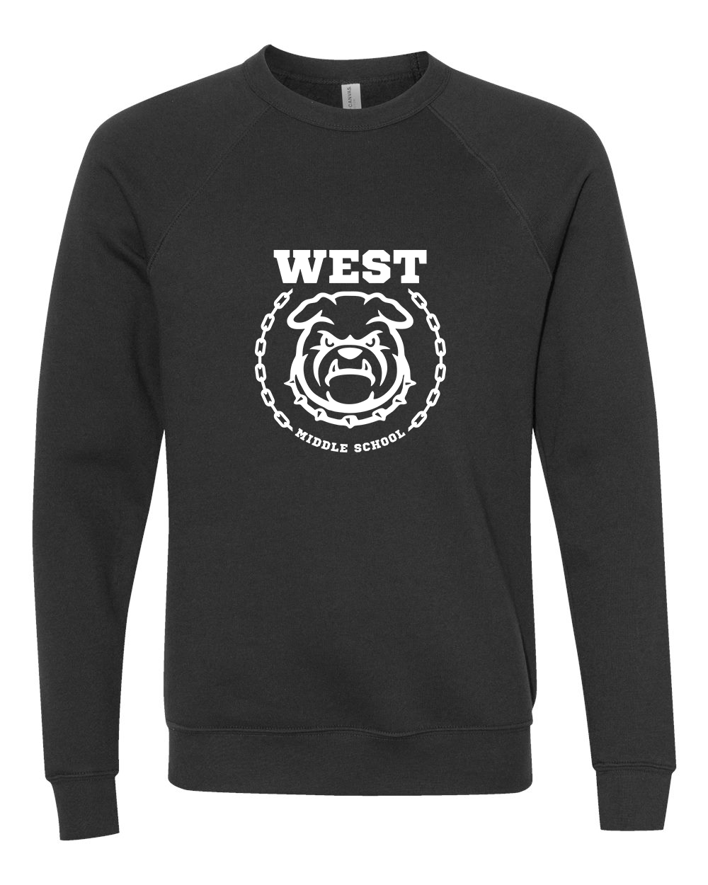 West Emblem Adult Crewneck Bella+Canvas 3901