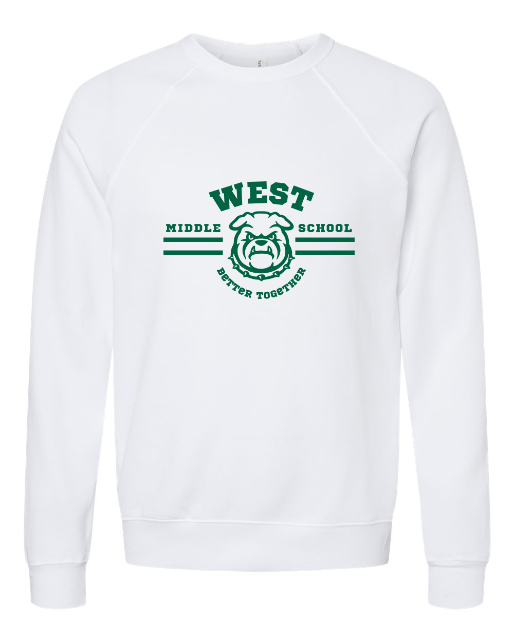 West Motto Adult Crewneck Bella+Canvas 3901