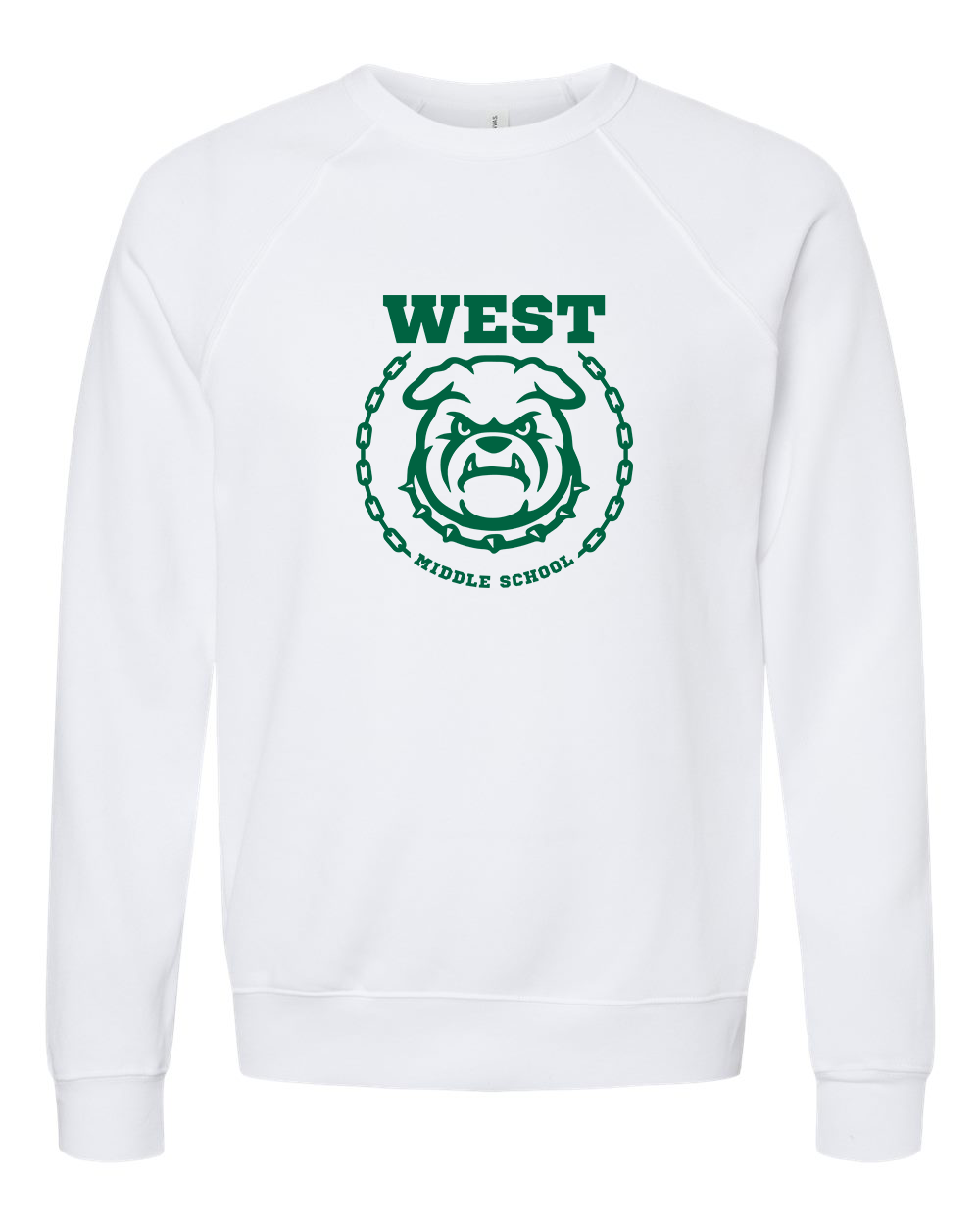 West Emblem Adult Crewneck Bella+Canvas 3901