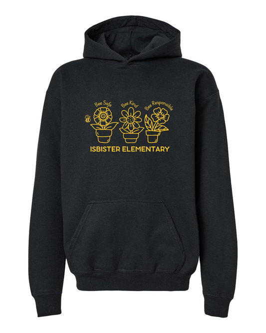 Isbister Motto 2025 Youth Hoodie Gildan SF500B