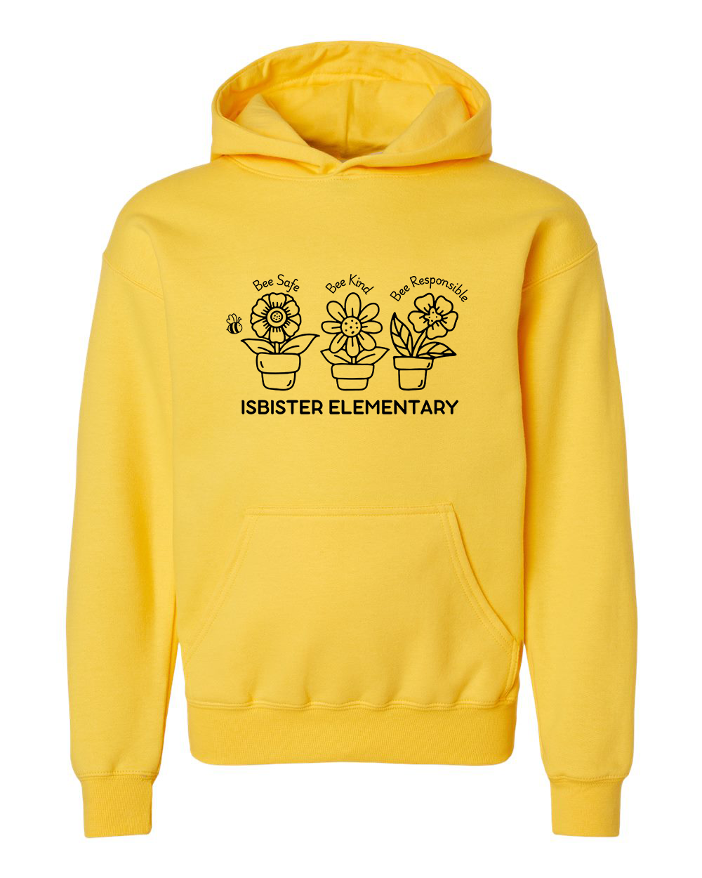 Isbister Motto 2025 Youth Hoodie Gildan SF500B