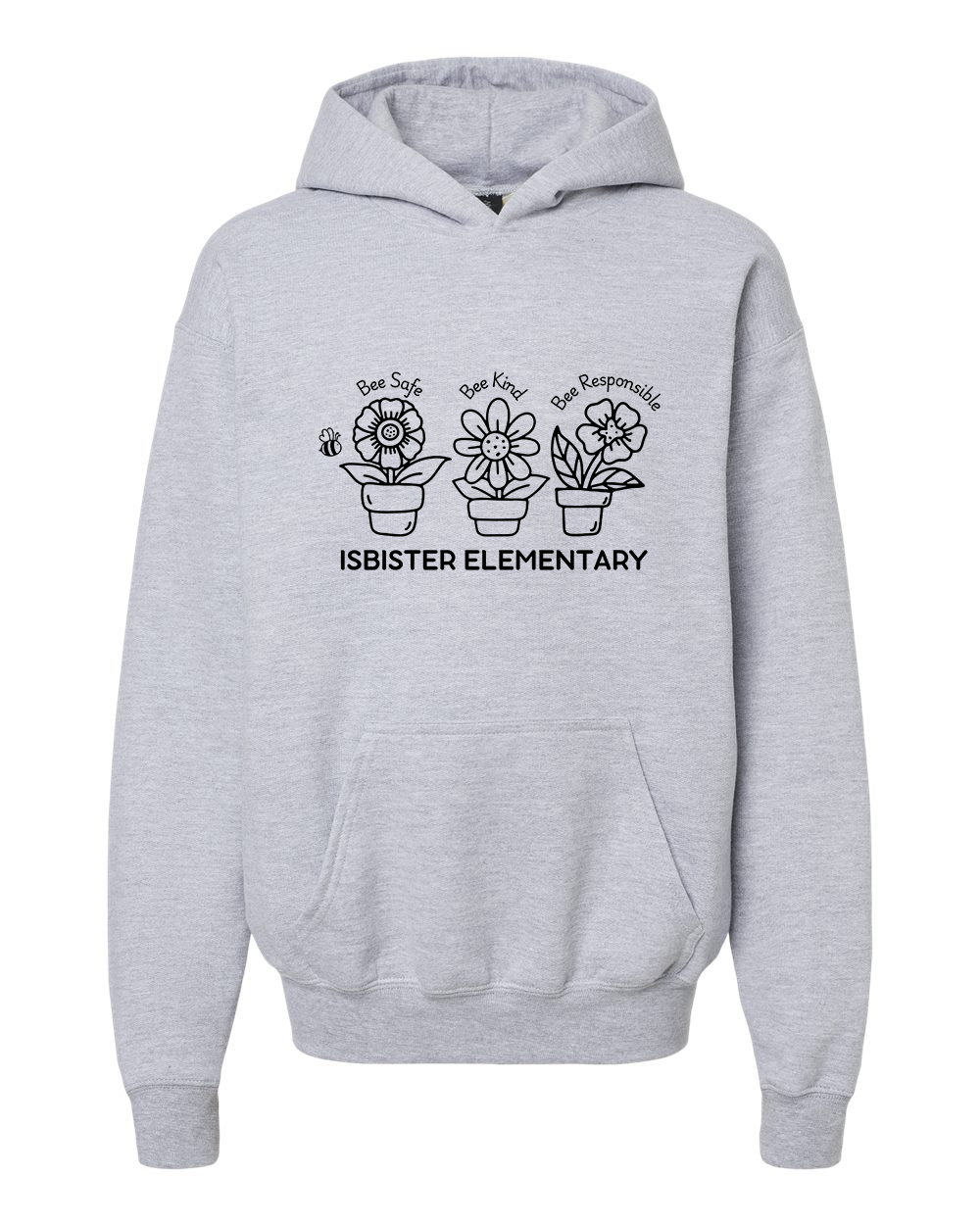 Isbister Motto 2025 Youth Hoodie Gildan SF500B