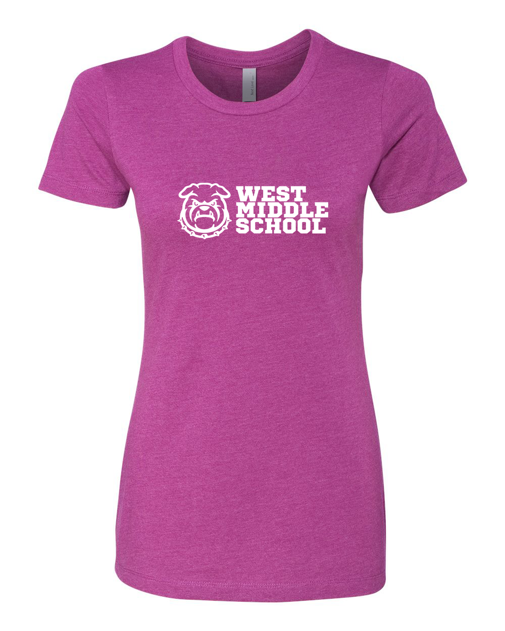 West Bulldog Adult Women's T-Shirt Next Level 6610