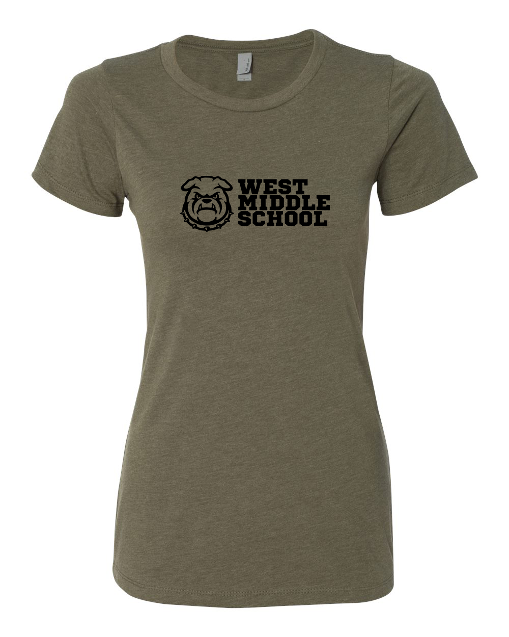 West Bulldog Adult Women's T-Shirt Next Level 6610