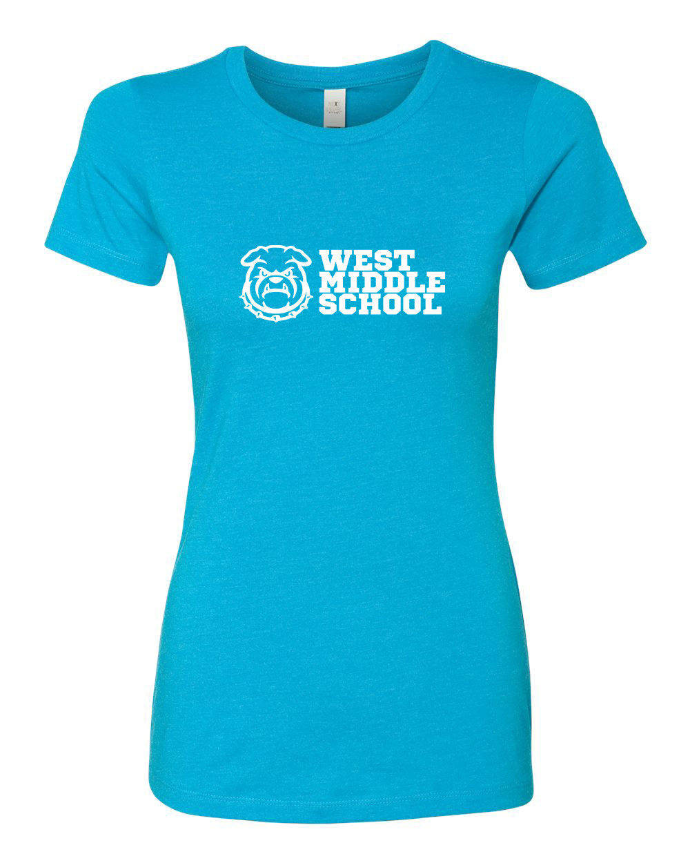 West Bulldog Adult Women's T-Shirt Next Level 6610