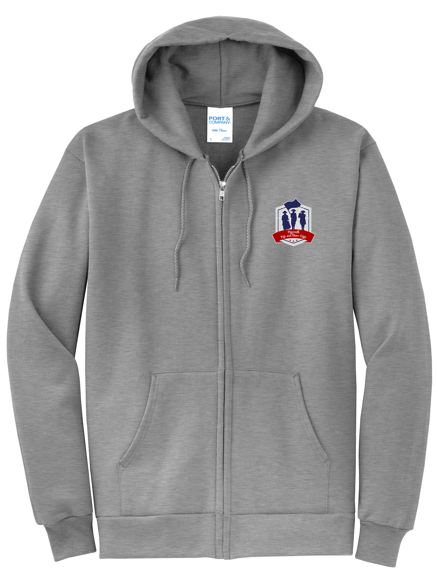 PFDC Hexagon Adult Full Zip Hoodie PC78ZH With Name Personalization on Back