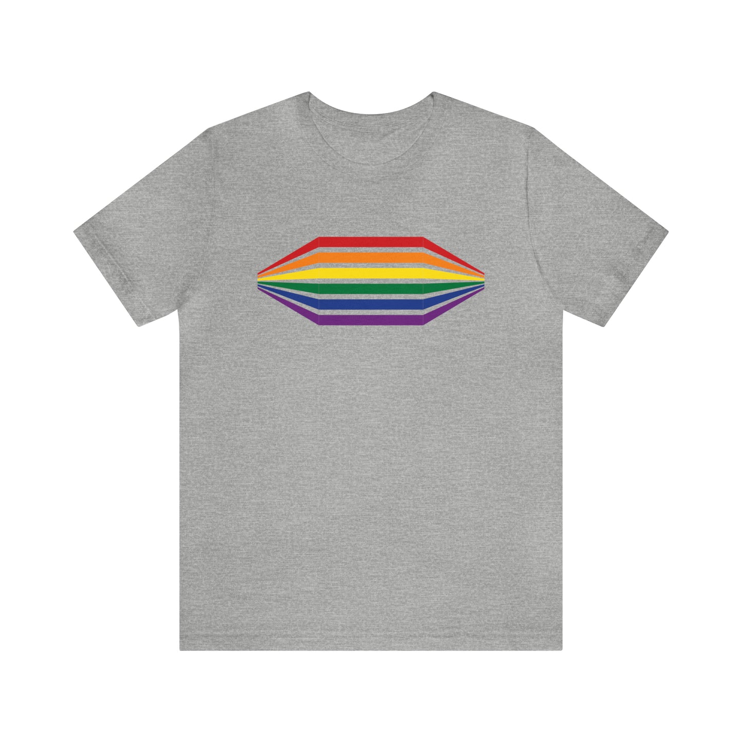 Geometric Rainbow Unisex T-shirt