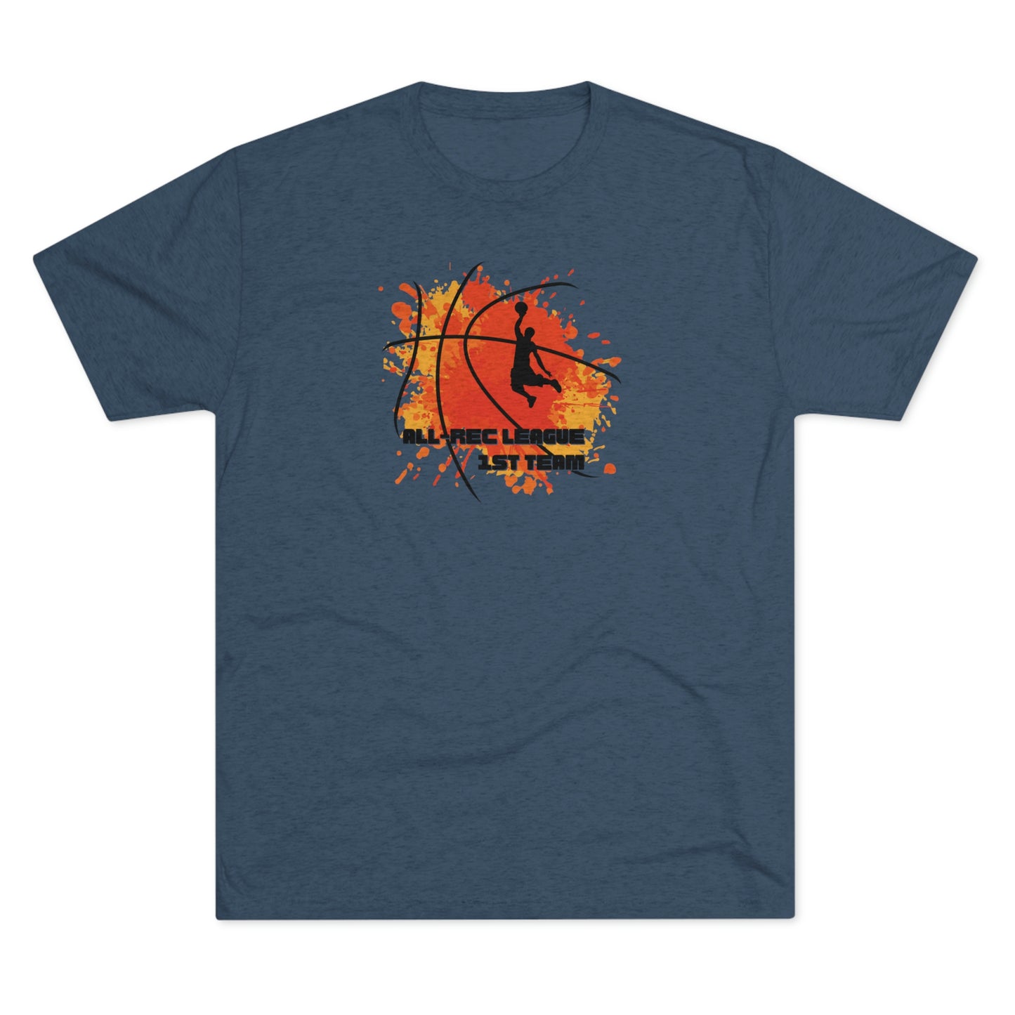 All-Rec League 1st Team Basketball Unisex Tri-blend T-shirt