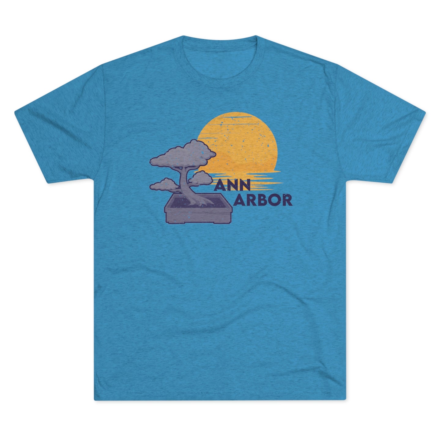 Ann Arbor Bonsai Tree Unisex Tri-blend T-shirt