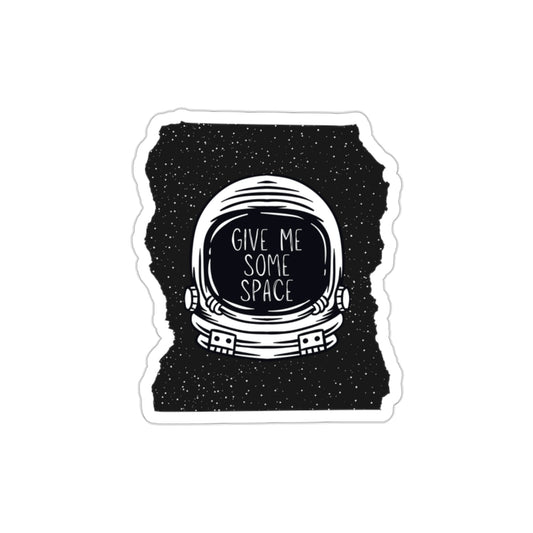 Give Me Some Space Astronaut Helmet Die-Cut Stickers