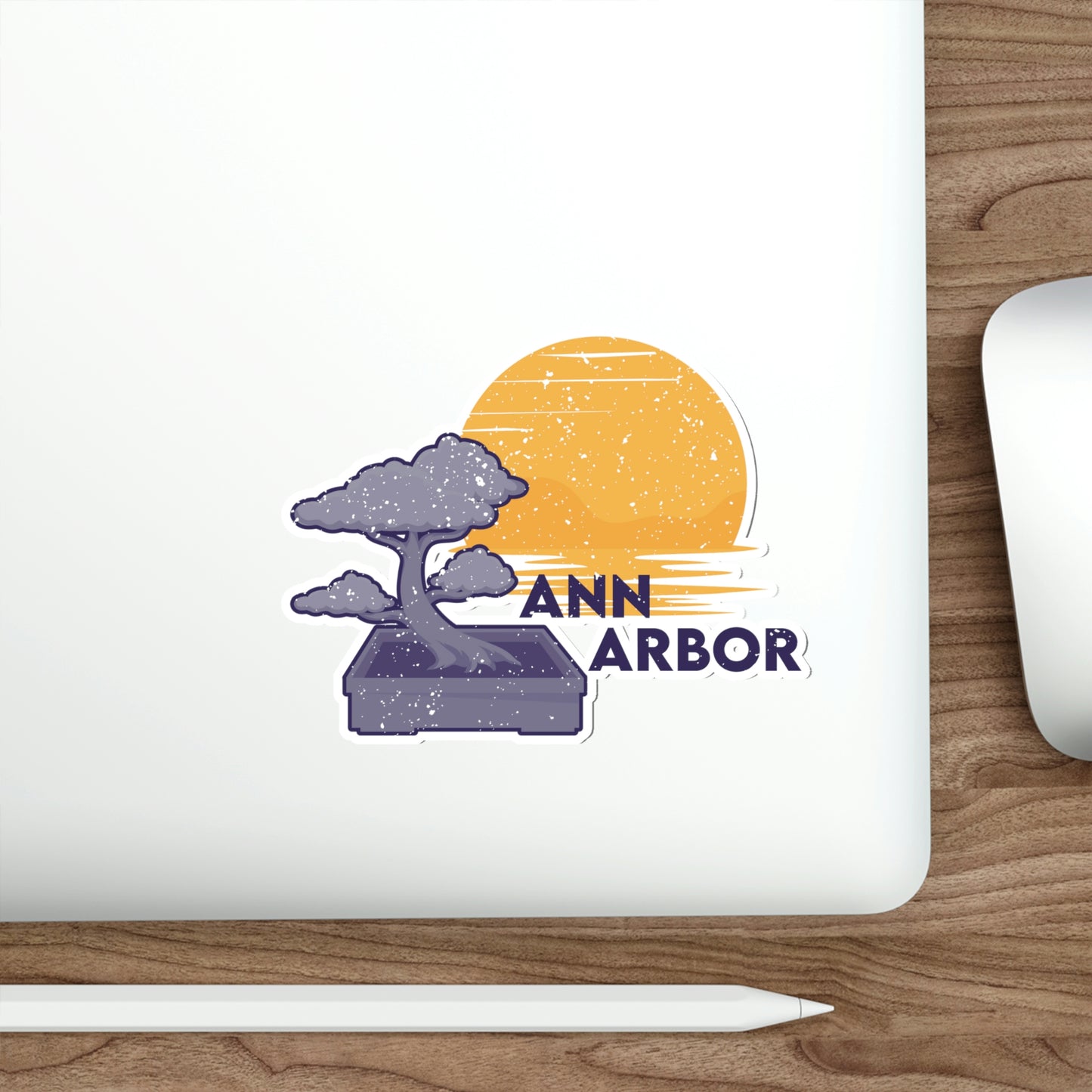 Ann Arbor Bonsai Tree Die-Cut Stickers