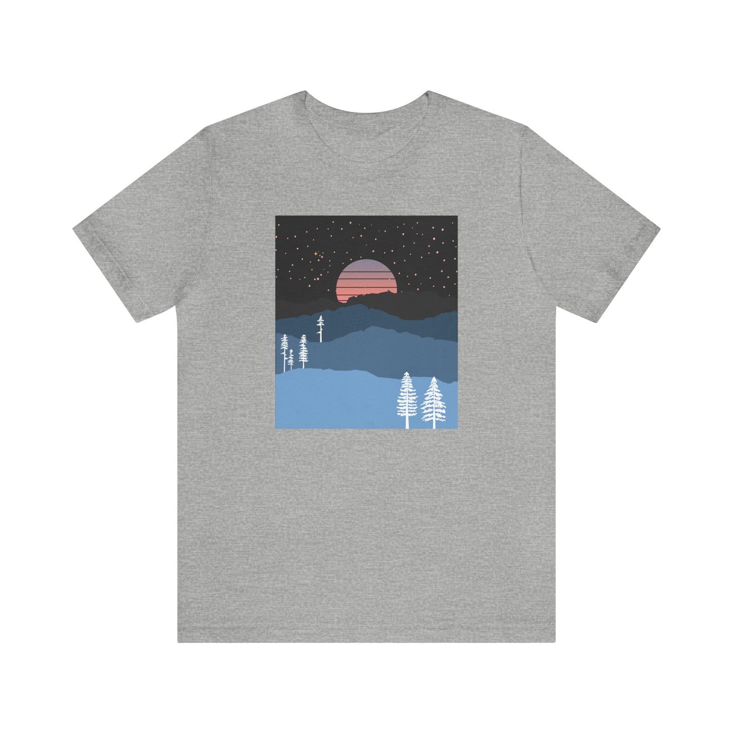 Mountain Moon Rise Unisex T-shirt