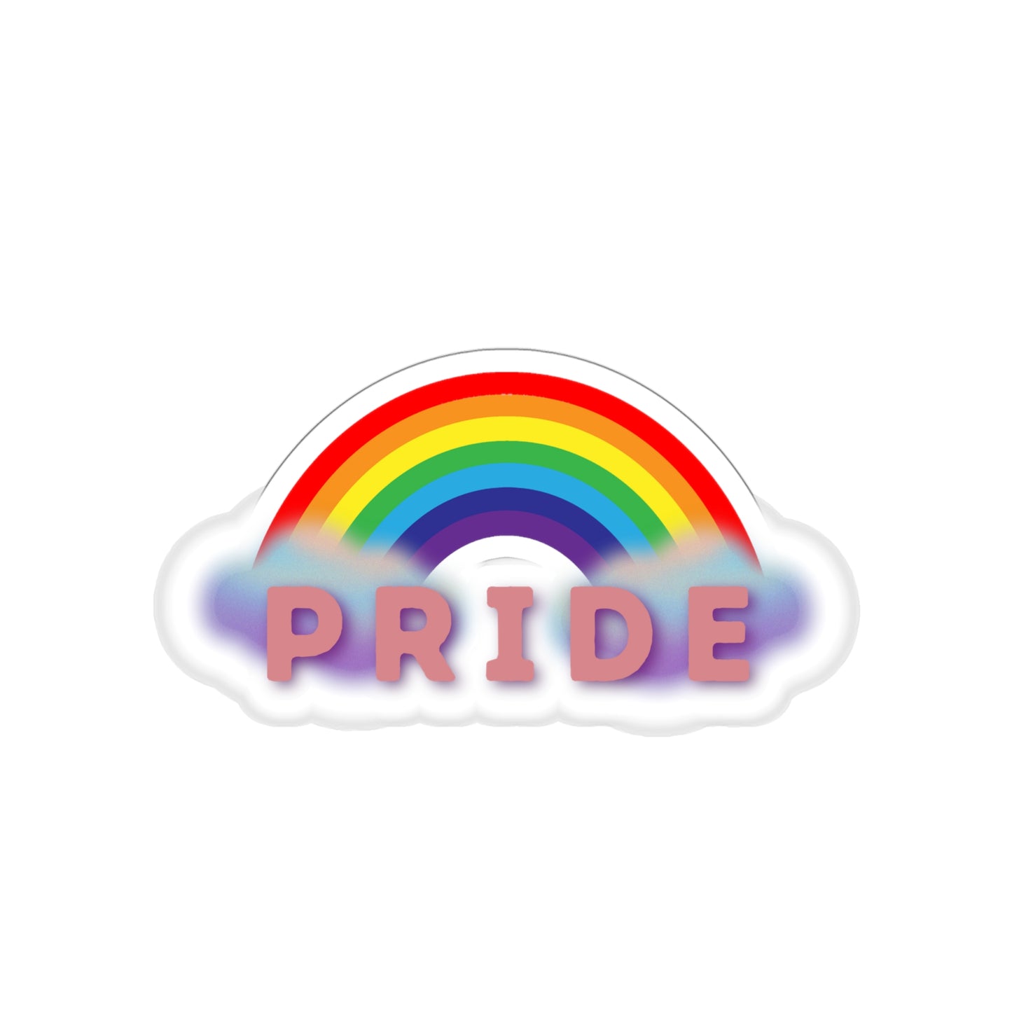 Pride Rainbow (alt) Die-Cut Stickers