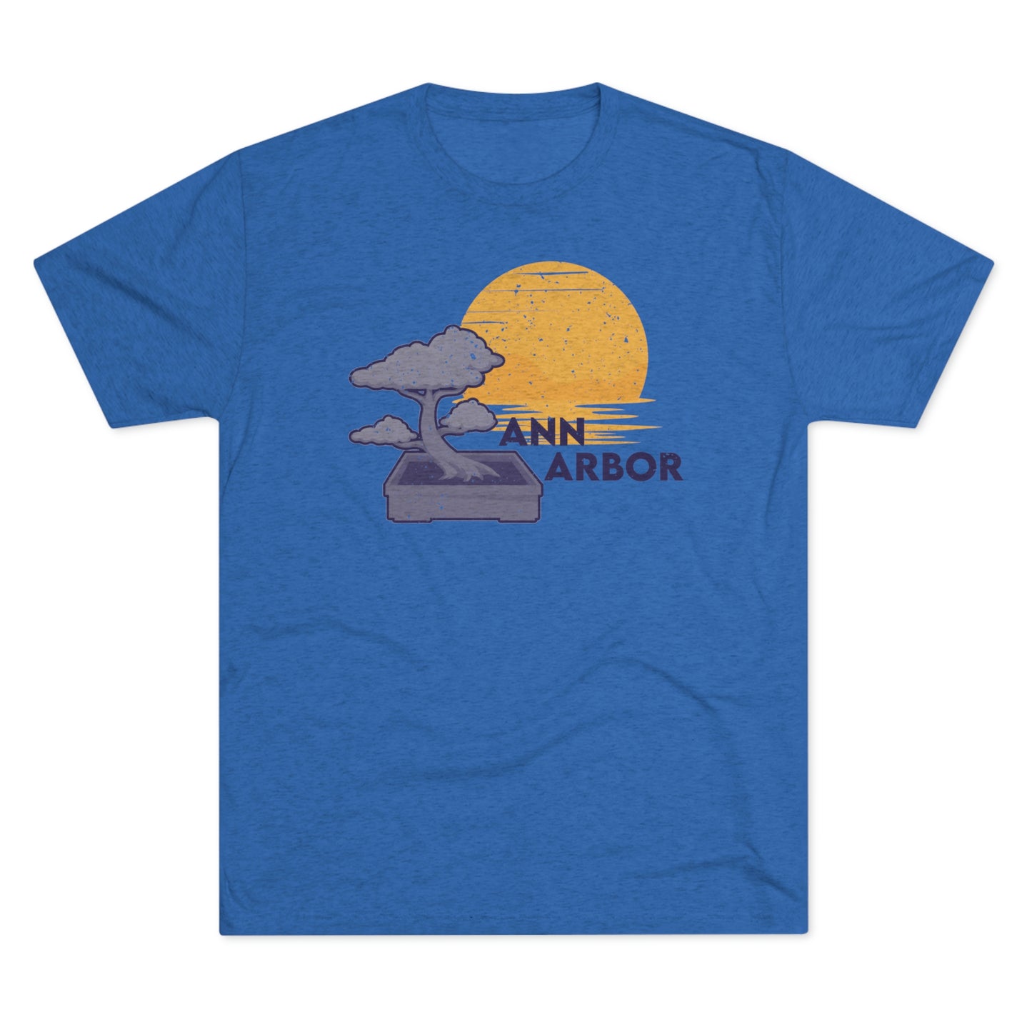 Ann Arbor Bonsai Tree Unisex Tri-blend T-shirt